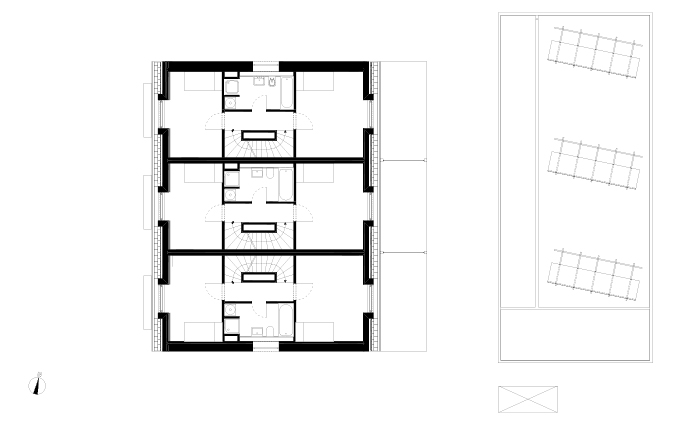 Neubau eines Reihenhauses